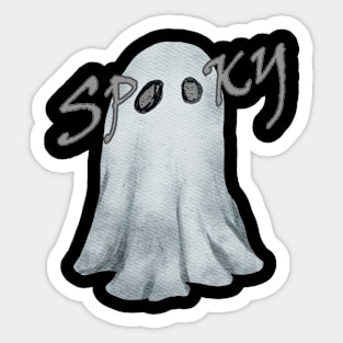 Halloween Spooky Ghost Sticker